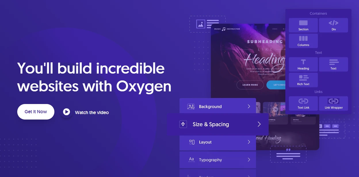 Oxygen Builder- fastest wordpress themes