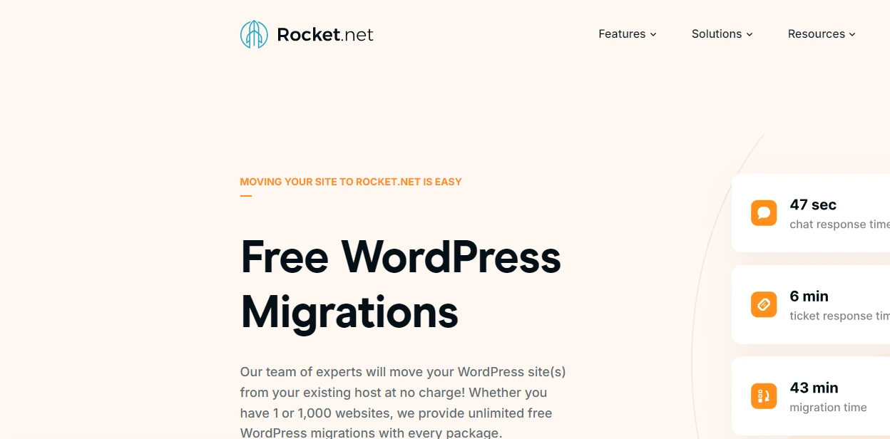 rocket.net- fastest wordpress hosting