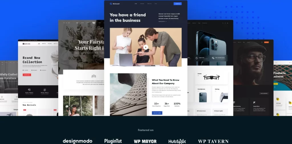 Blocksy theme preview